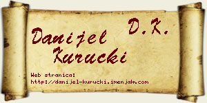 Danijel Kuručki vizit kartica